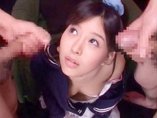 Horny facial cum showers in Nippon X-rated video.