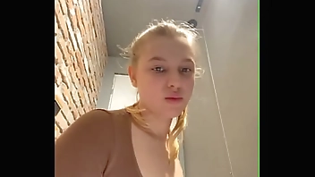 Fucking in the public shower. Public big dildo fucking asshole fucking.